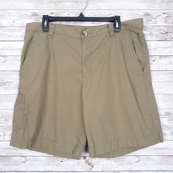 Columbia Mens Cargo Shorts 34 Waist Beige 176A - Picture 1 of 3